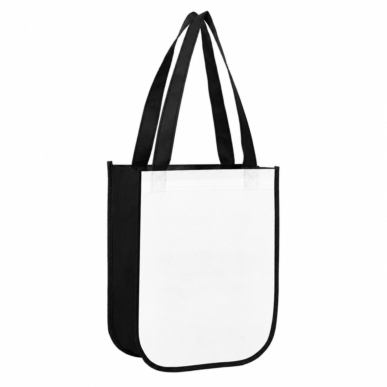 Structured Bottom Carry Bag — Black