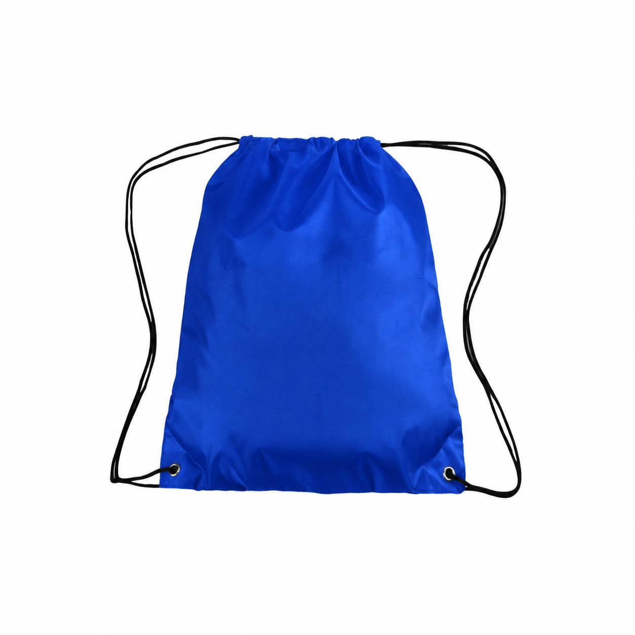 210D Polyester Classic Drawstring Bag — Royal Blue