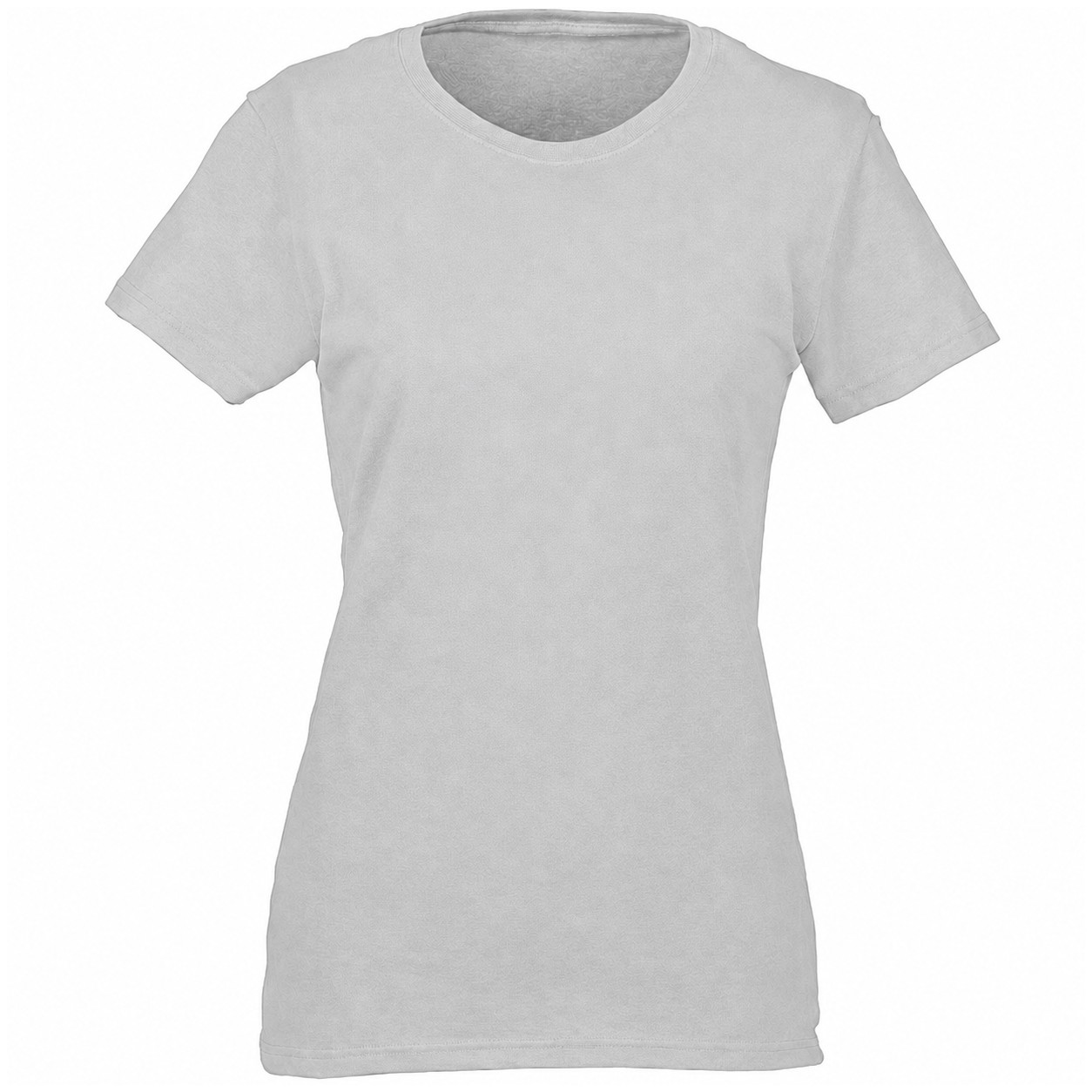 Ladies' Midweight Cotton T-Shirt — Silver
