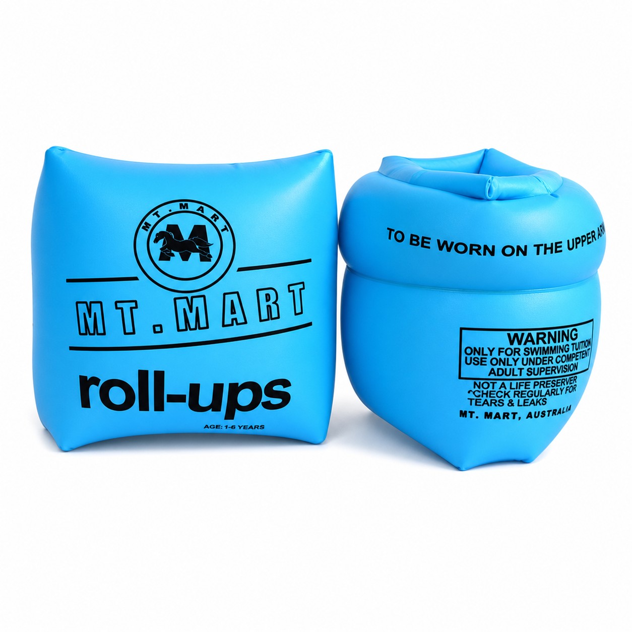Double Airbag PVC Swimming Arm Bands — view 2