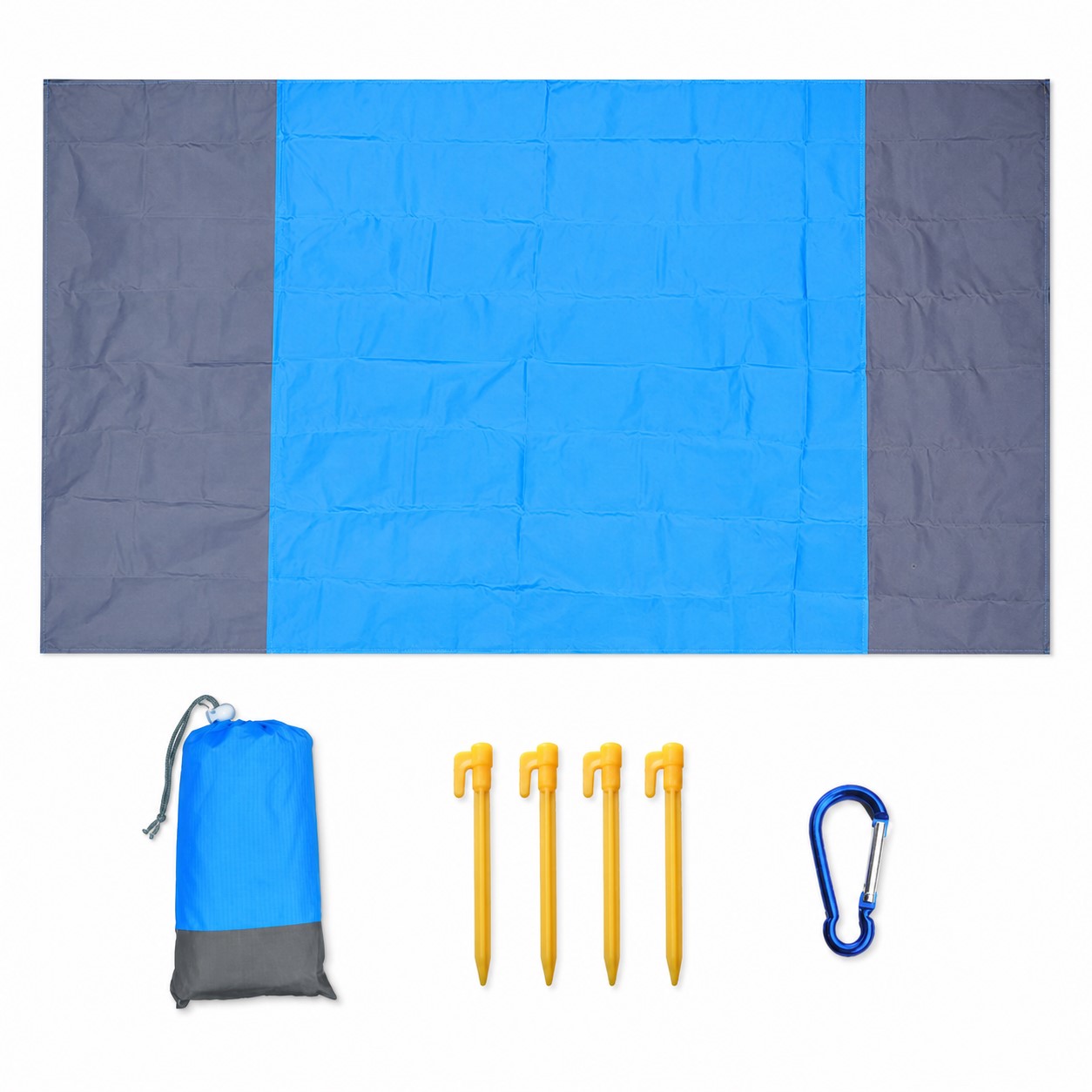 Waterproof Nylon Staked Beach Blanket — view 2