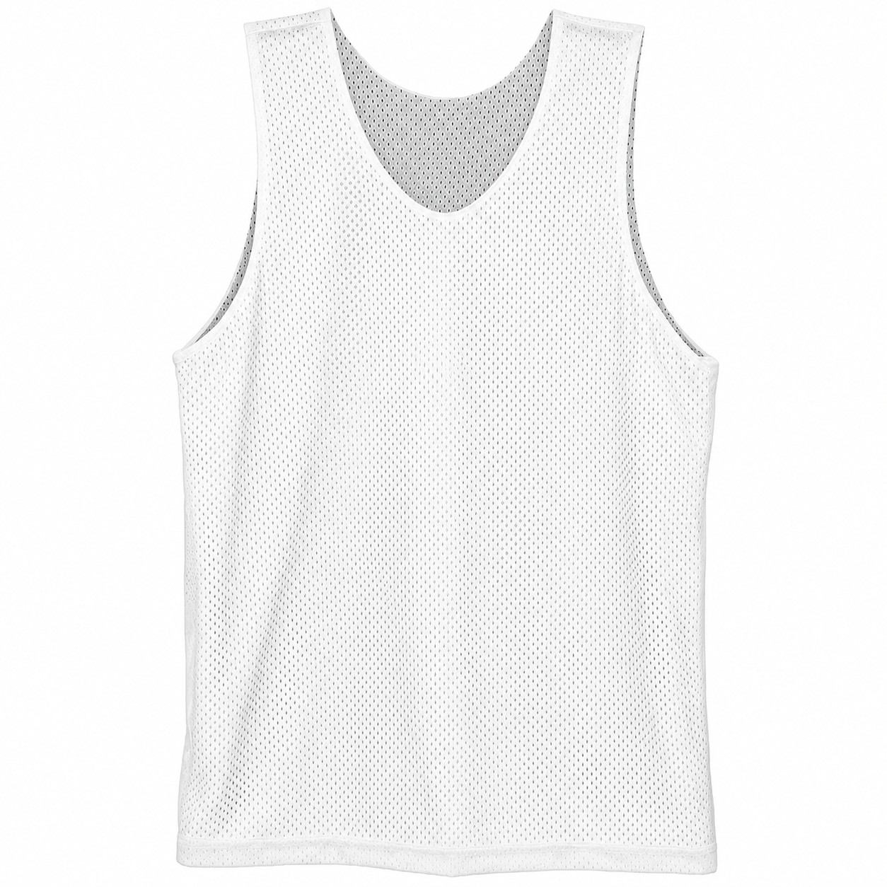 Reversible Mesh Scrimmage Tank — White