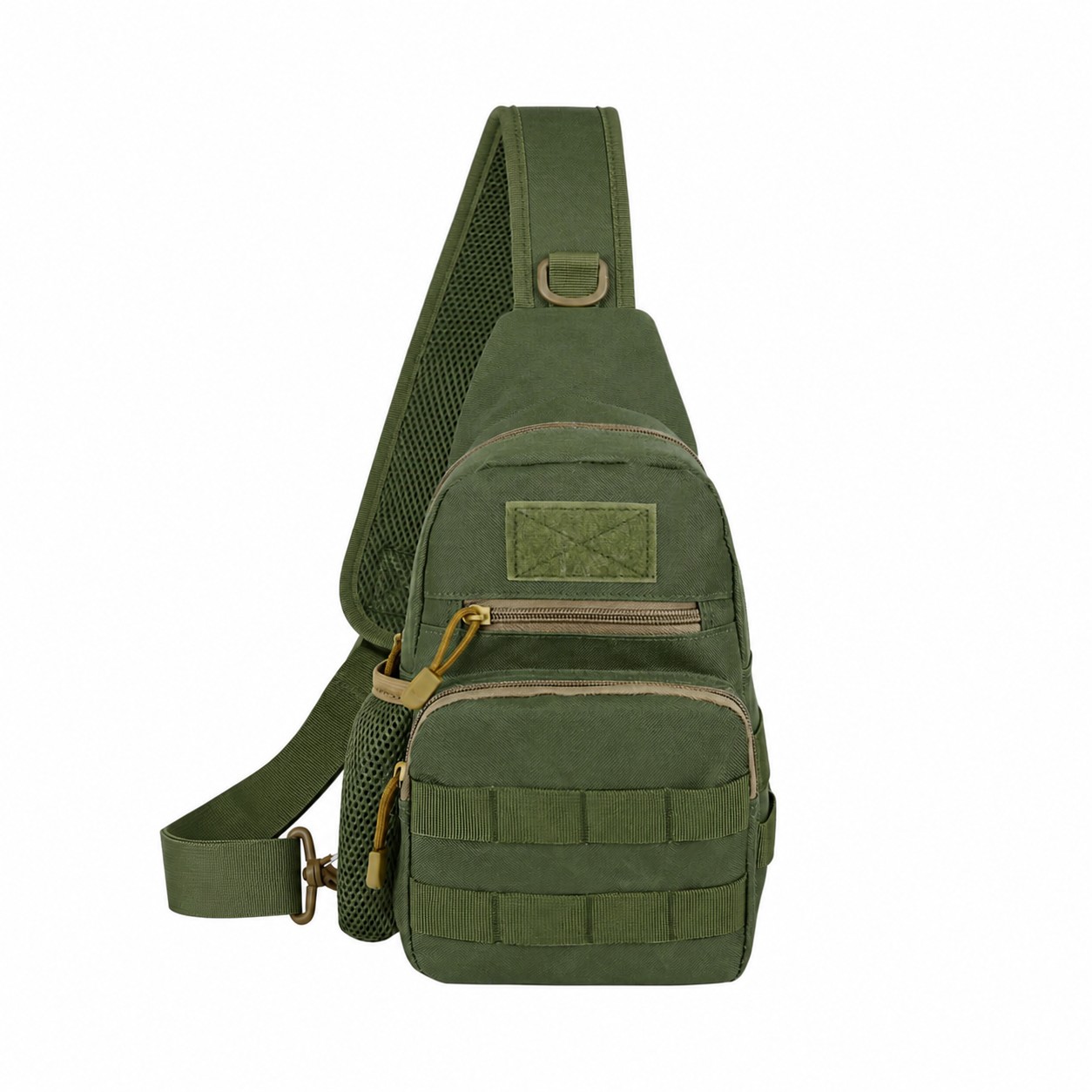 800D Oxford Crossbody Sling Bag — Green