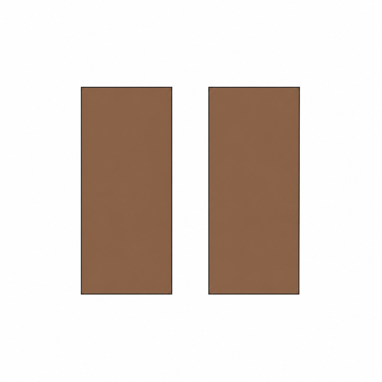 Polyester Spandex Neck Gaiter — Brown