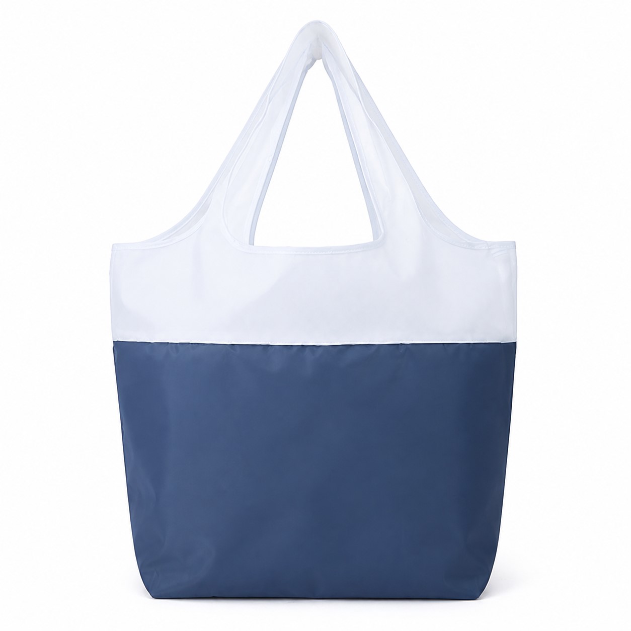 Packable Recycled Polyester Shopping Tote With Pouch — view 2