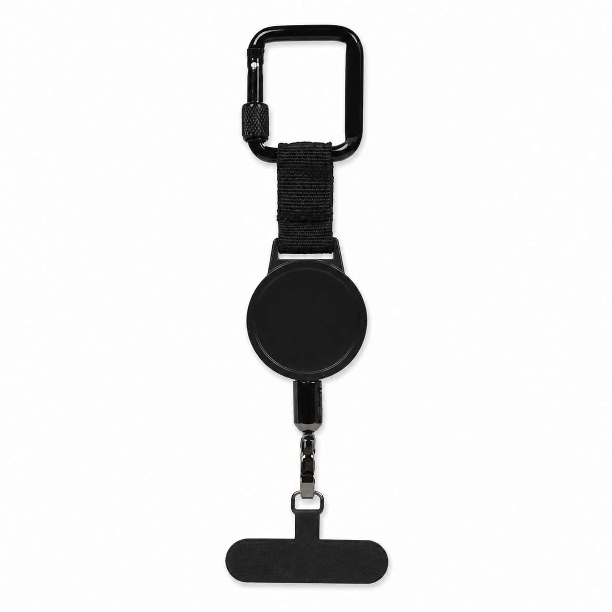 Retractable Phone Tether With Locking Carabiner — view 2