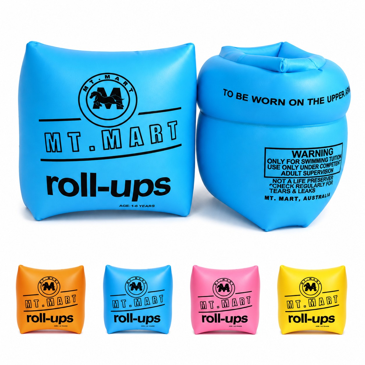 Double Airbag PVC Swimming Arm Bands