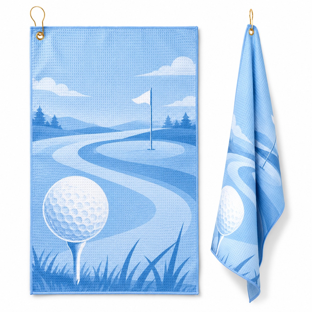 16" Waffle Golf Towel