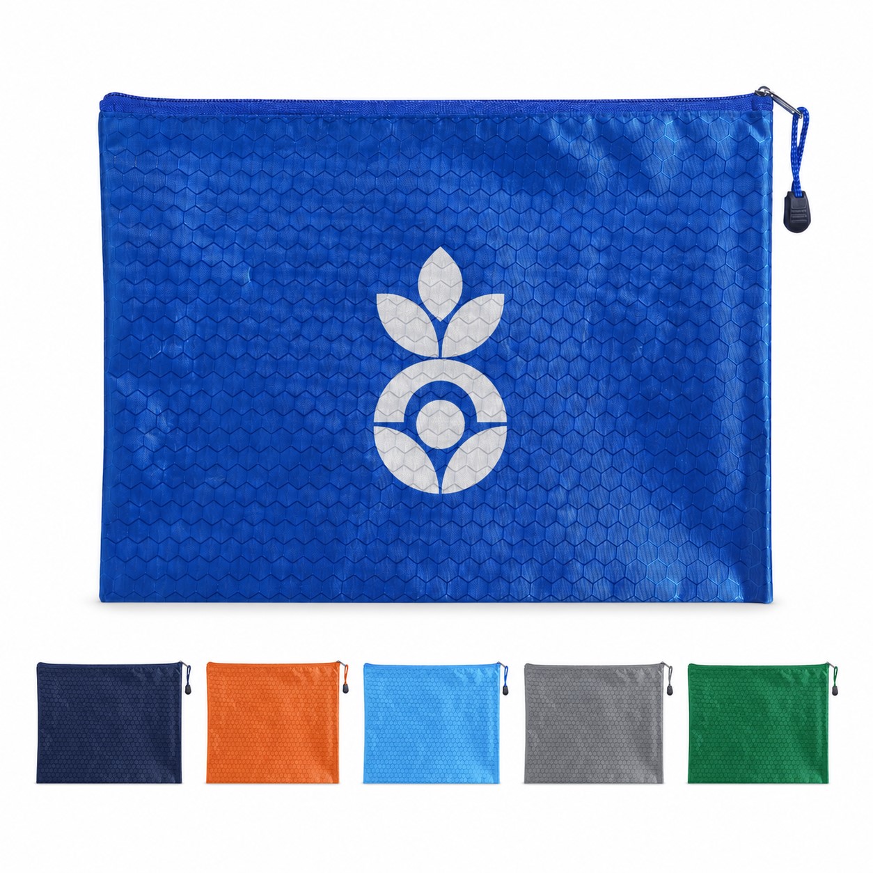 Flat A4 PVC Mesh Document Pouch