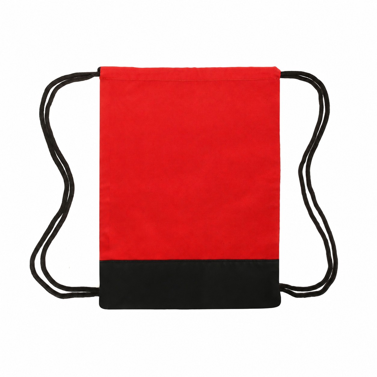 600D Polyester Drawstring Bag — Red