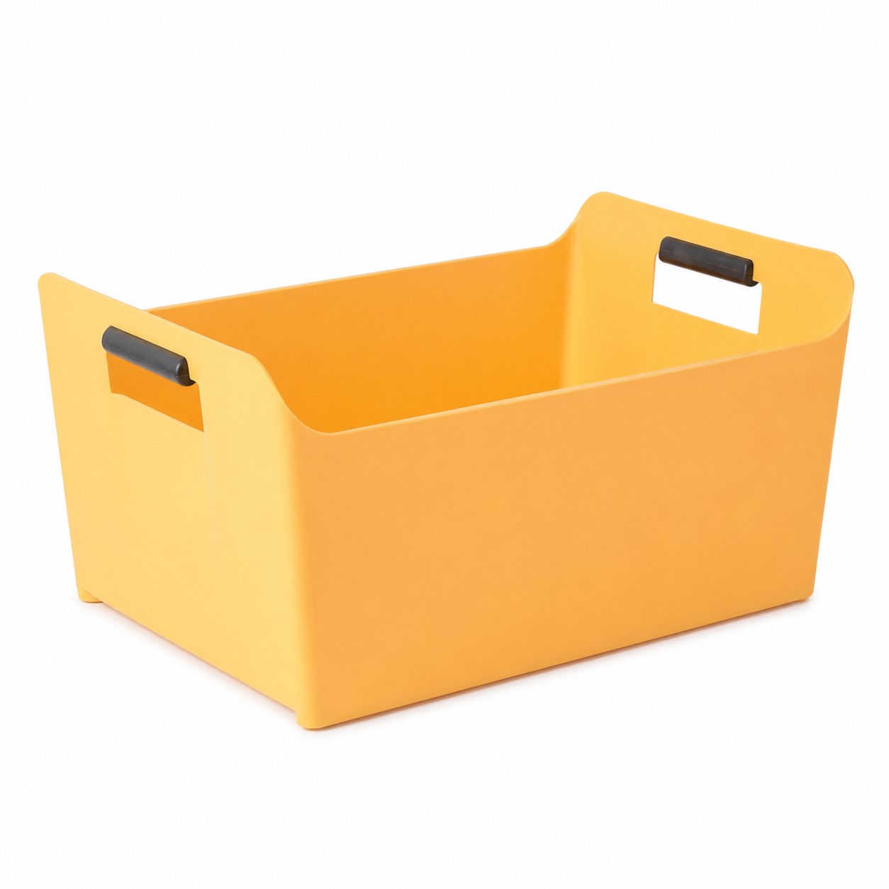 Handled Stackable Plastic Ice Bucket — view 2