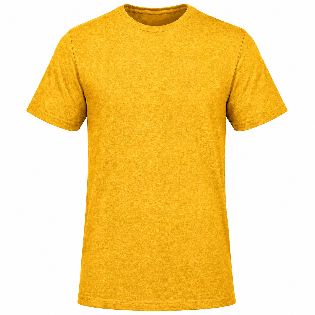 Ringspun Cotton Polyester T Shirt — Gold