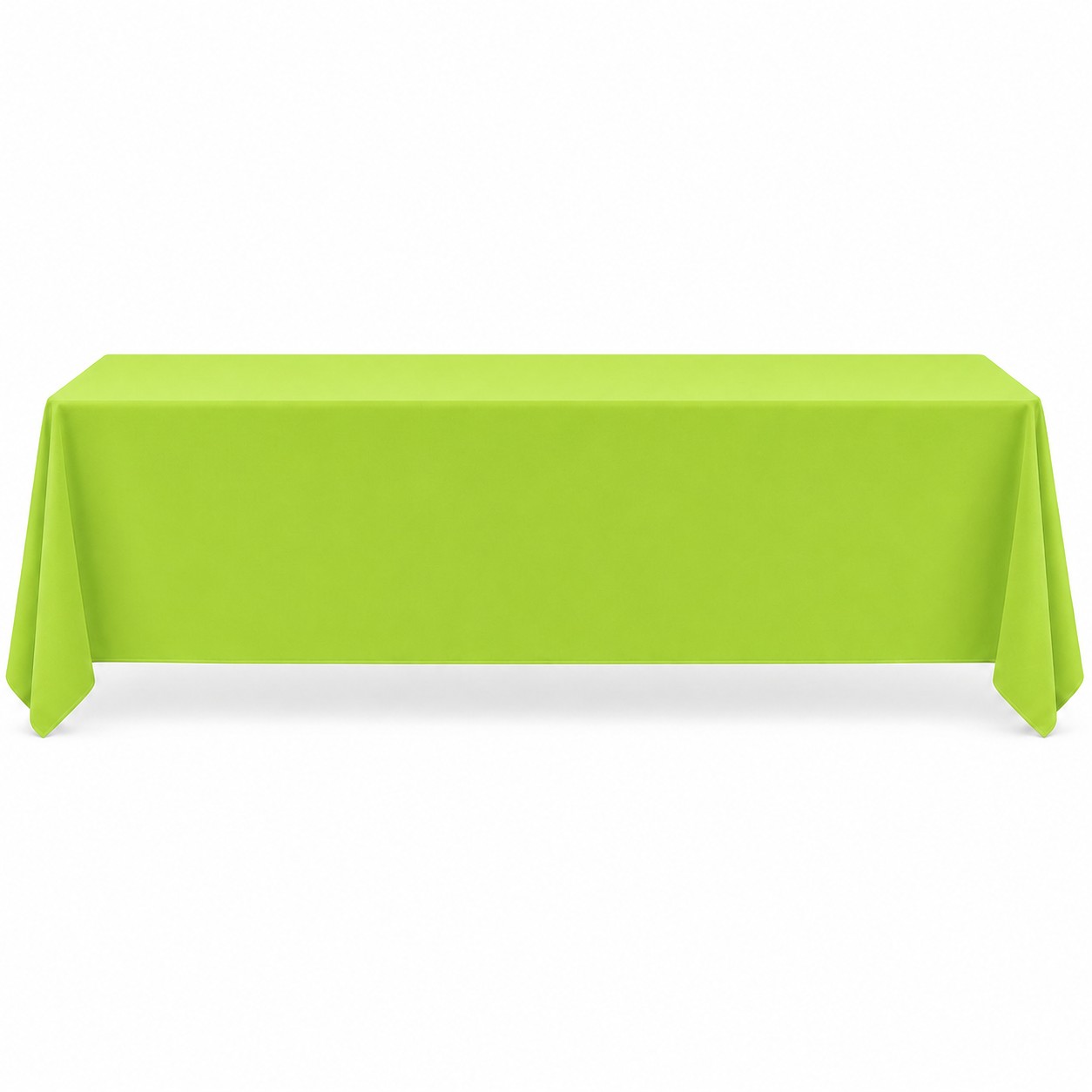 Large Skirted Rectangle Tablecloth — Light Green