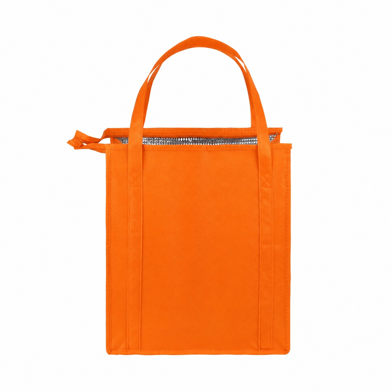 Reinforced Handles Non-Woven Tote Bag — Orange
