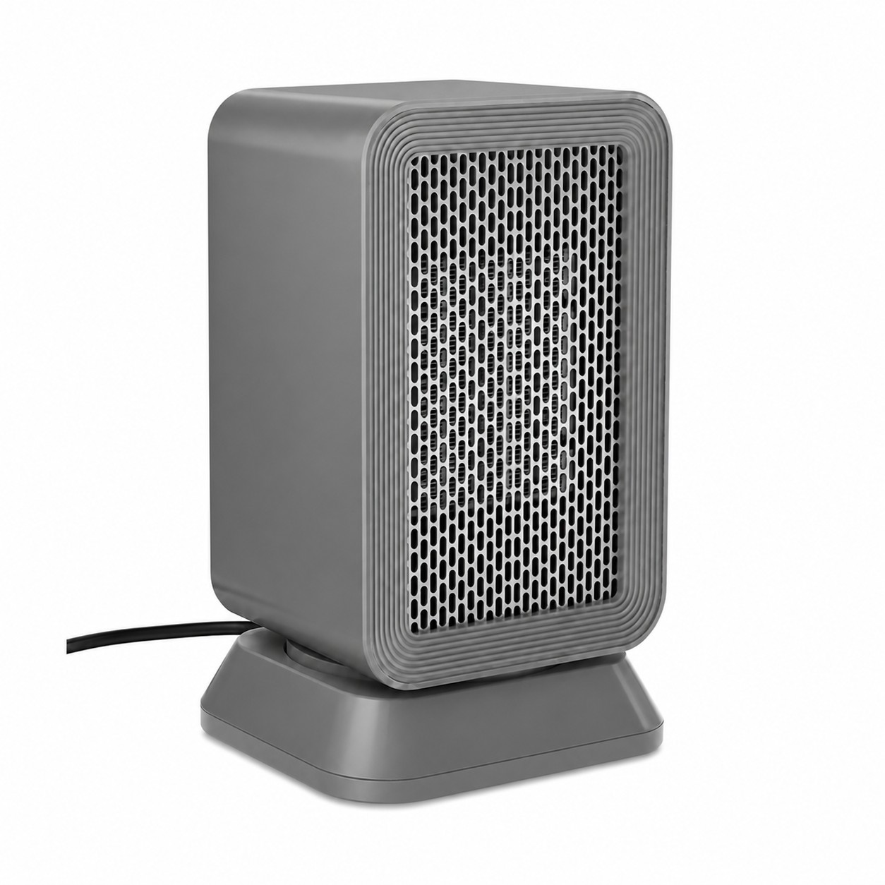 Timer Ceramic Space Heater — Pewter Gray