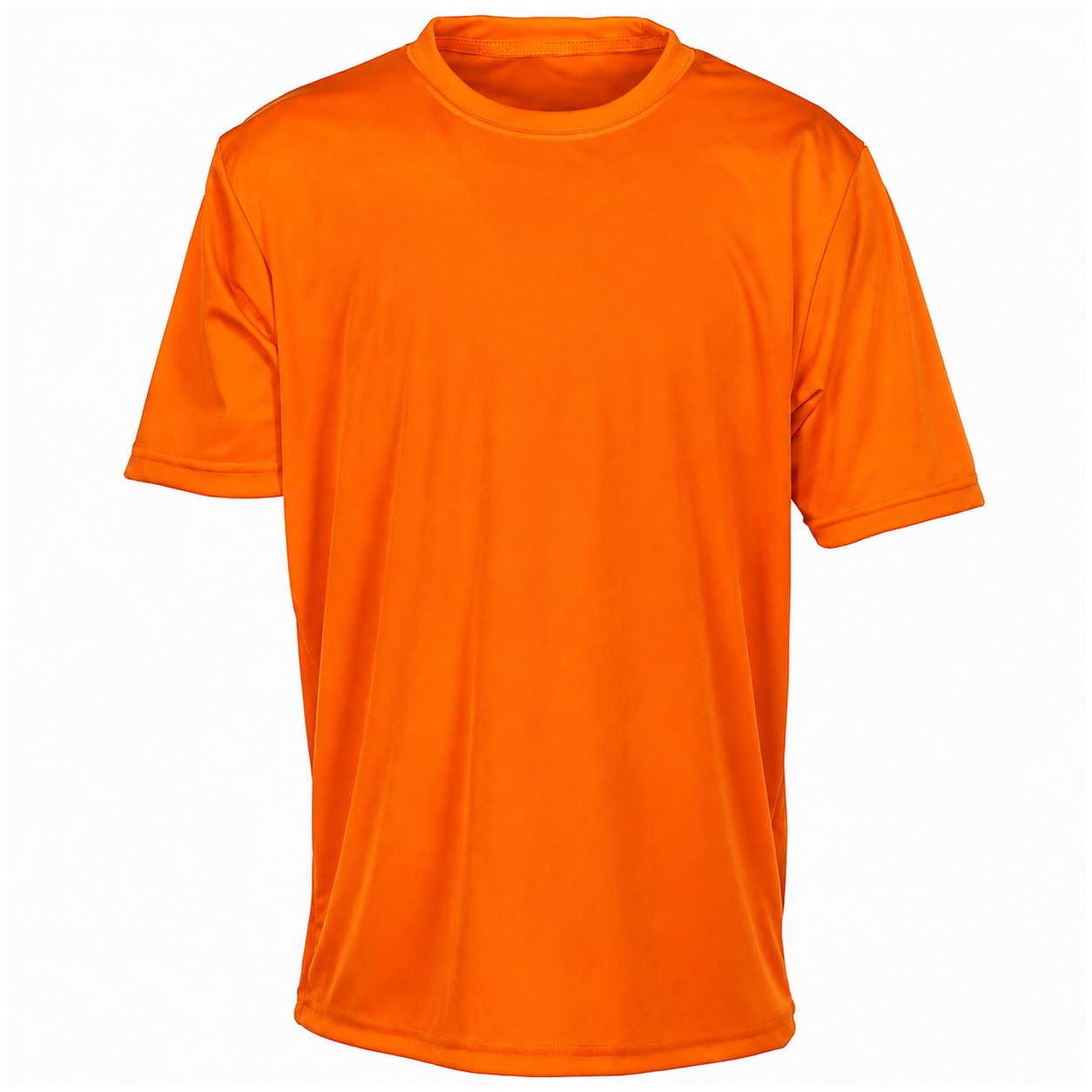 Youth Recycled Polyester Cooling Tee — Orange