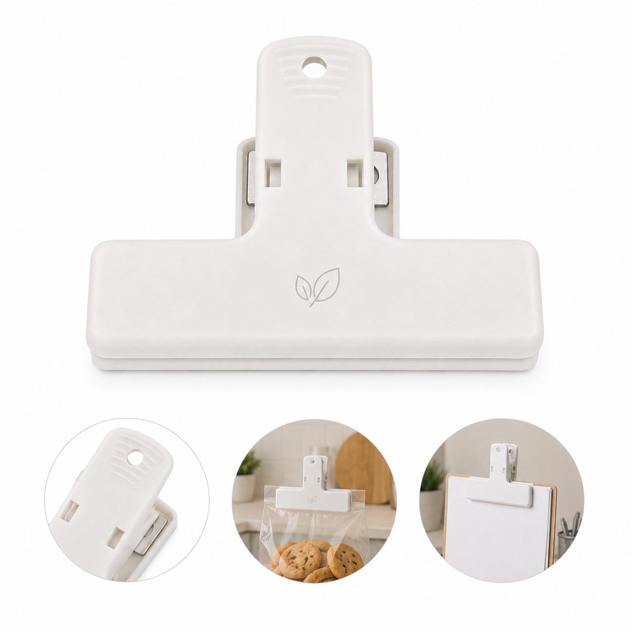 Wide Metal Magnetic Organizer Clip