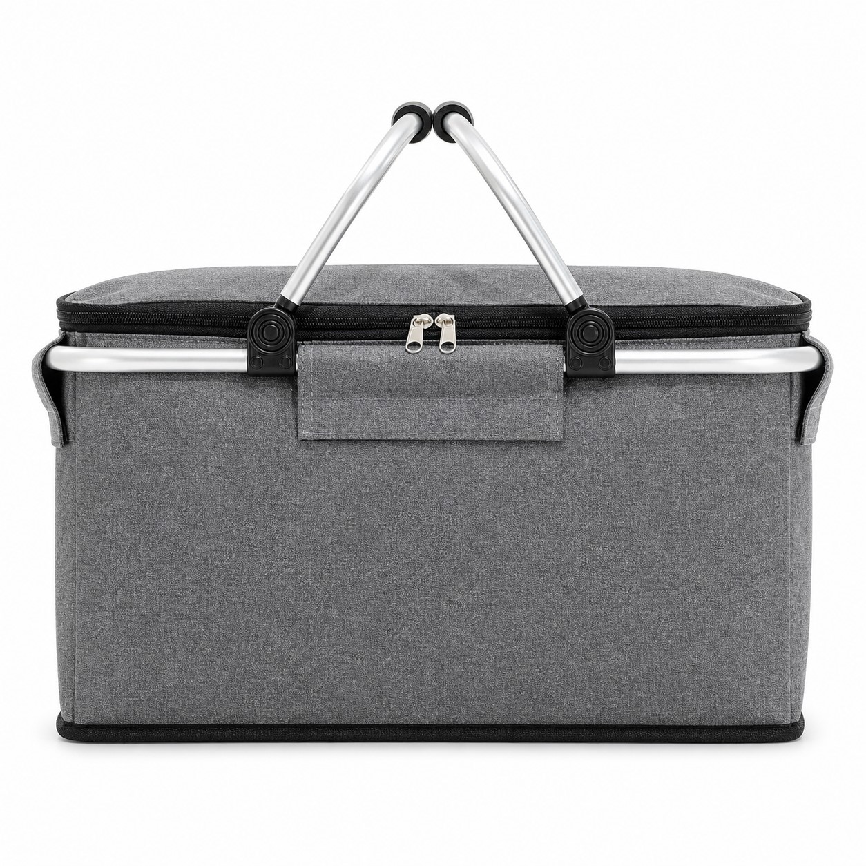 Collapsible Picnic Basket With Aluminum Alloy Frame — view 2