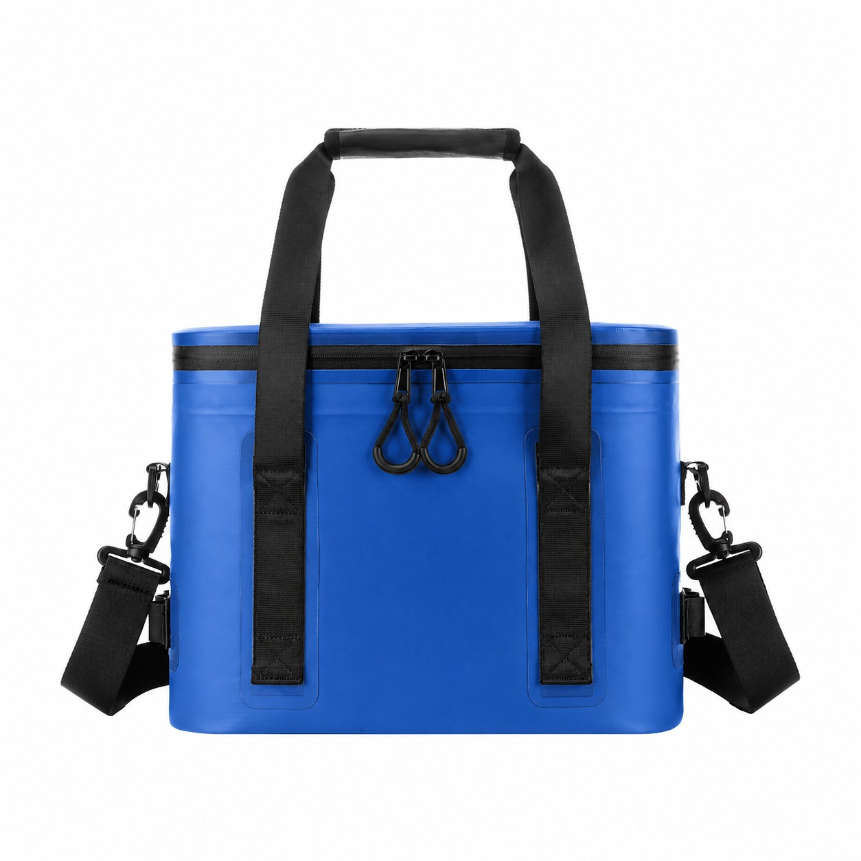 16 Can Tarpaulin Cooler Bag — Blue
