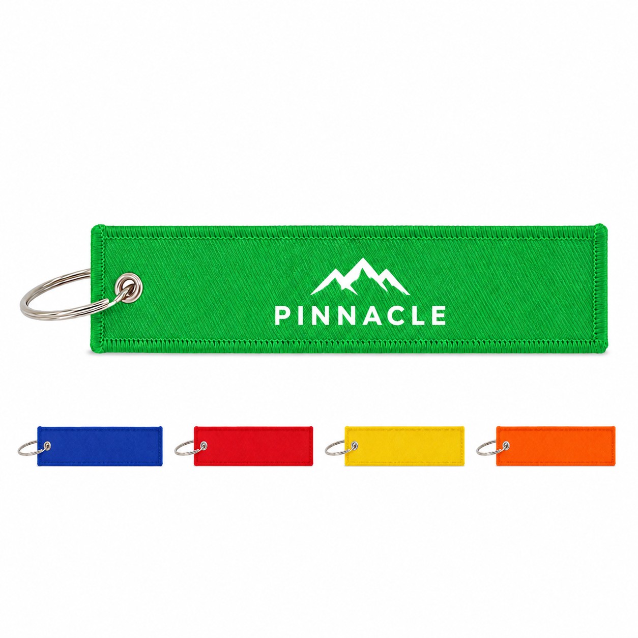 Dual-Sided Keychain Identification Tag