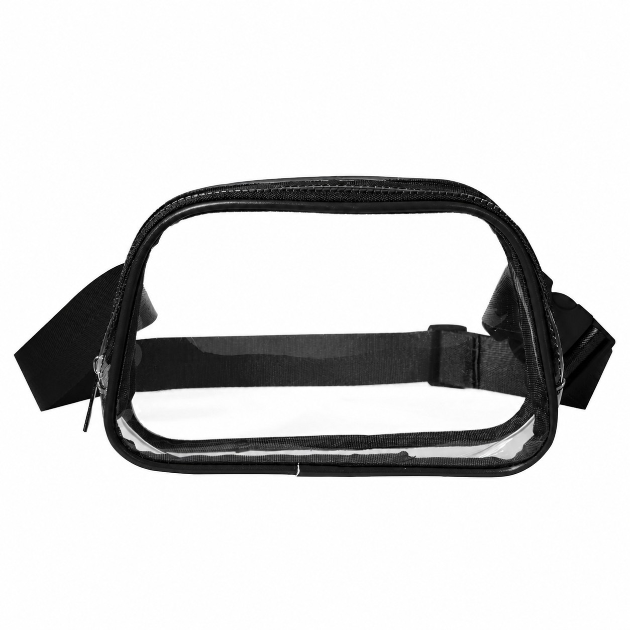 Zippered Storage Fanny Pack — Black