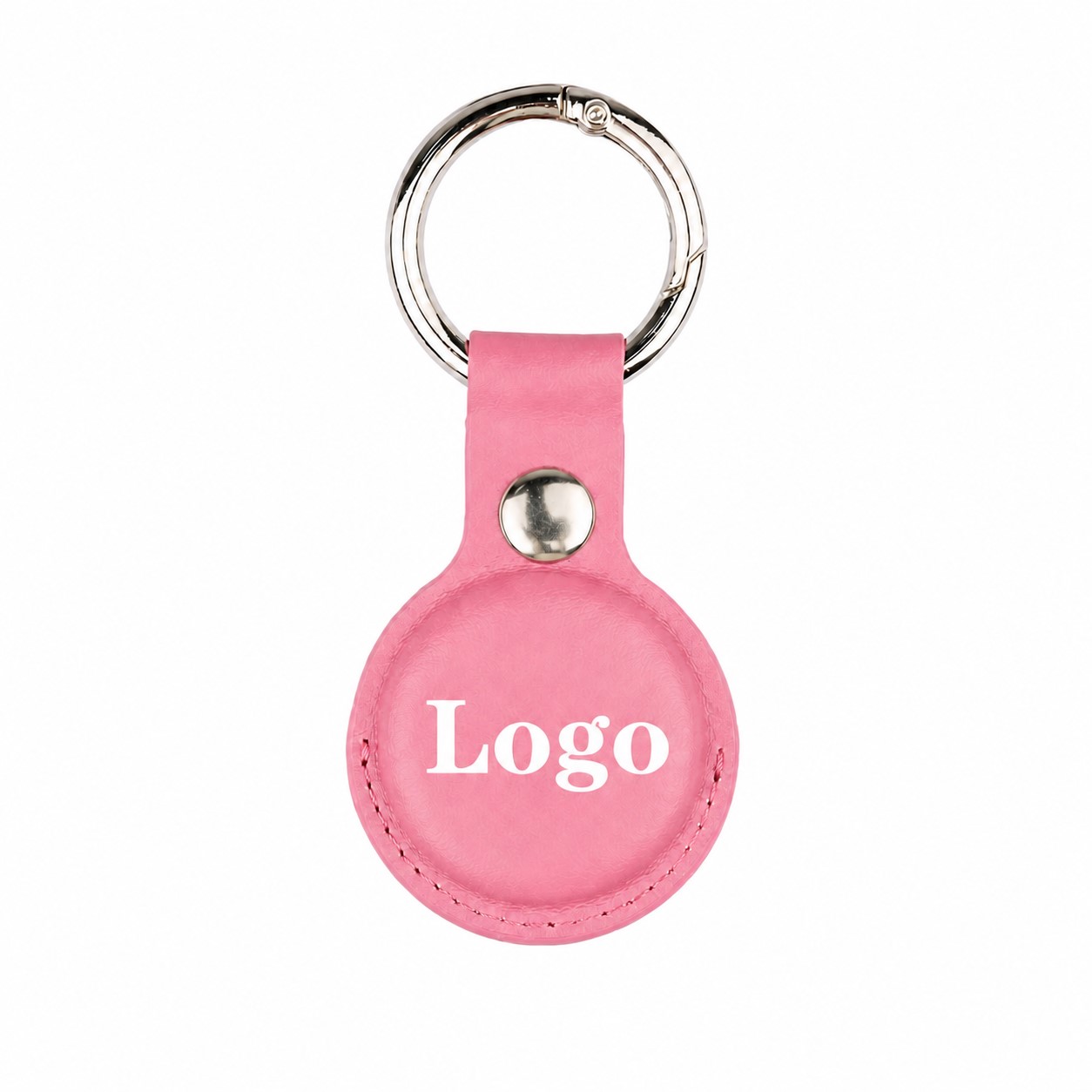Silicone Tracker Holder Keychain — Pink