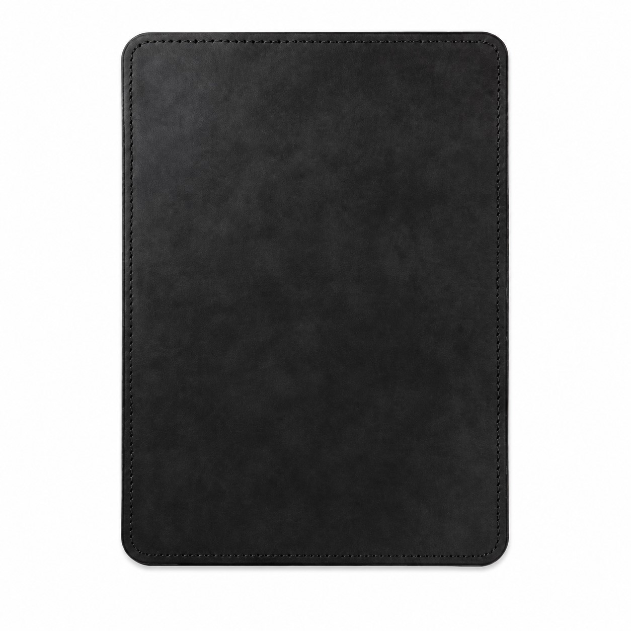 Stitched Rectangular PU Leather Mouse Pad — view 2