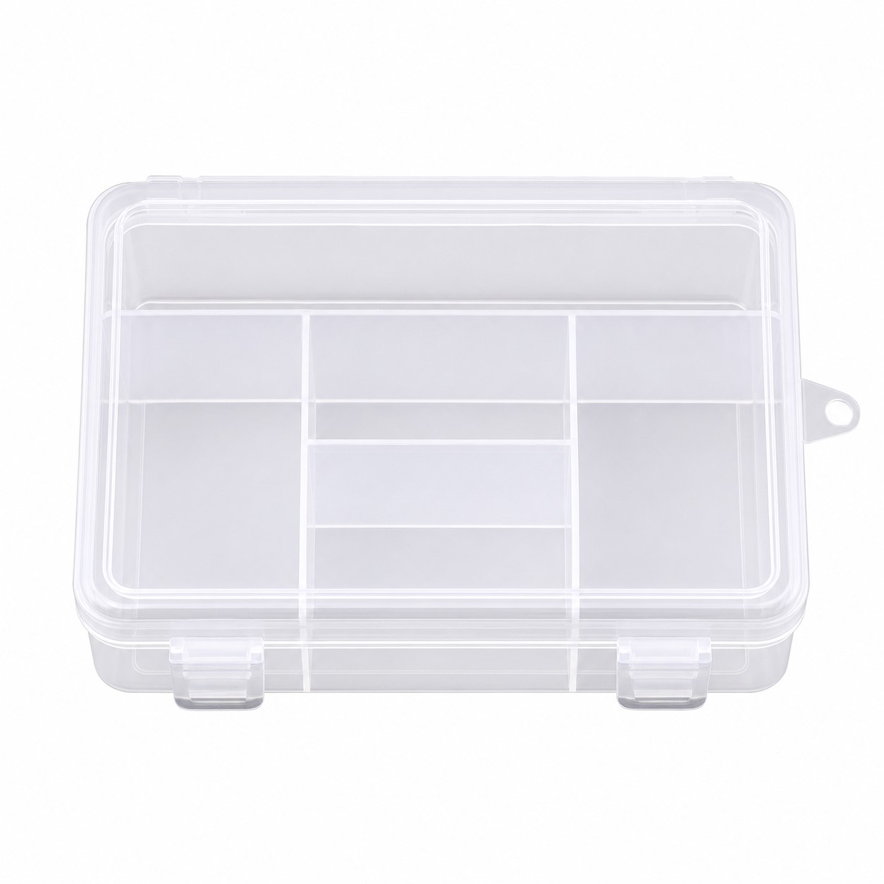 Clear ABS Compartment Storage Organizer — view 2