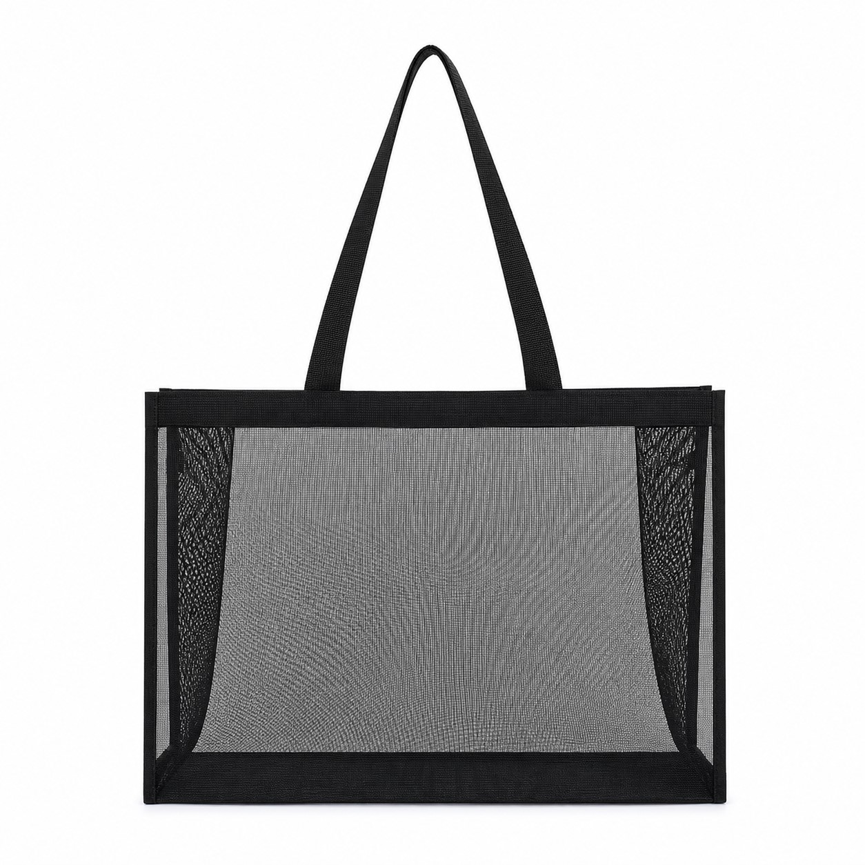 Oversized Nylon Mesh Shopper Tote — view 2