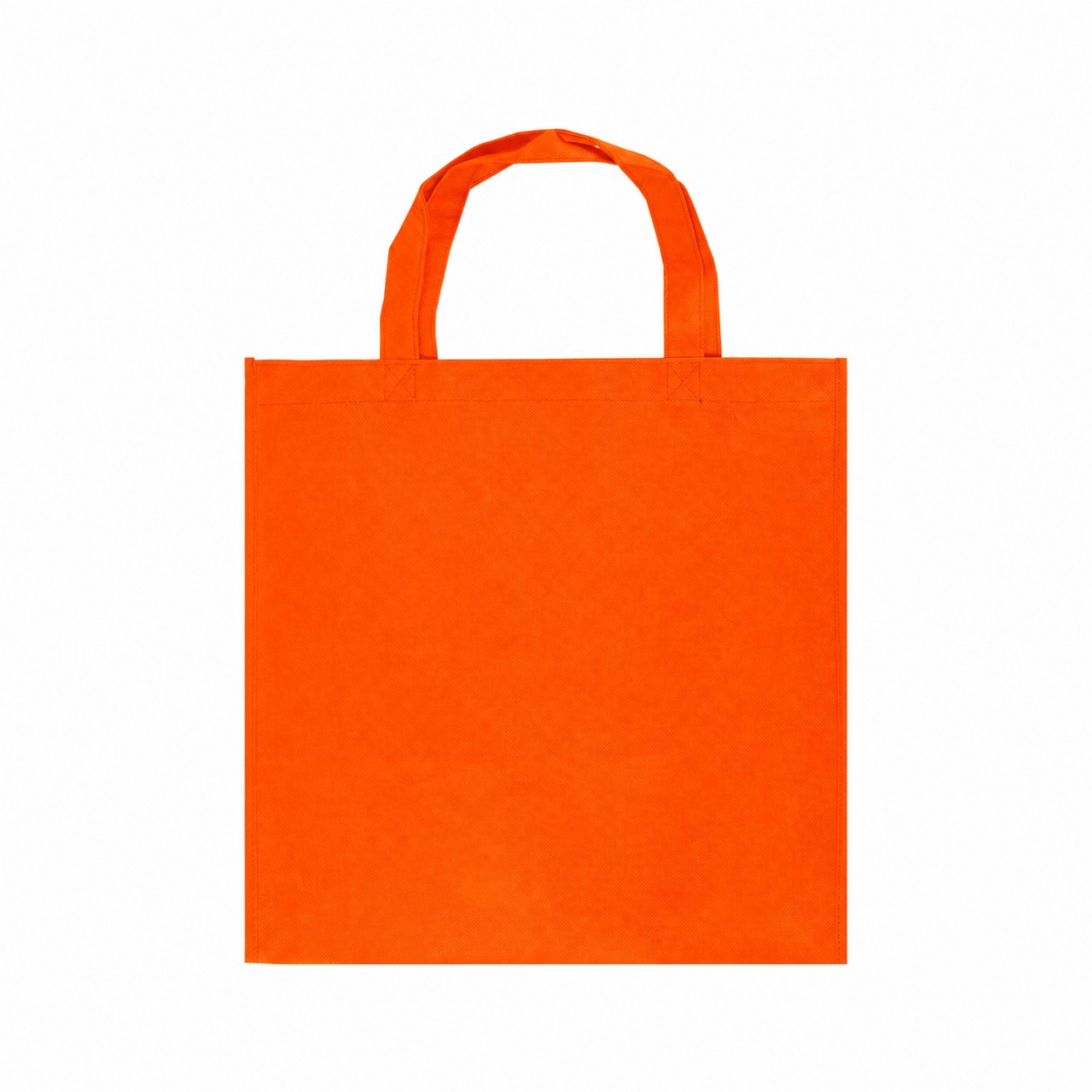 Fold-Flat Storage Tote Bag — Orange