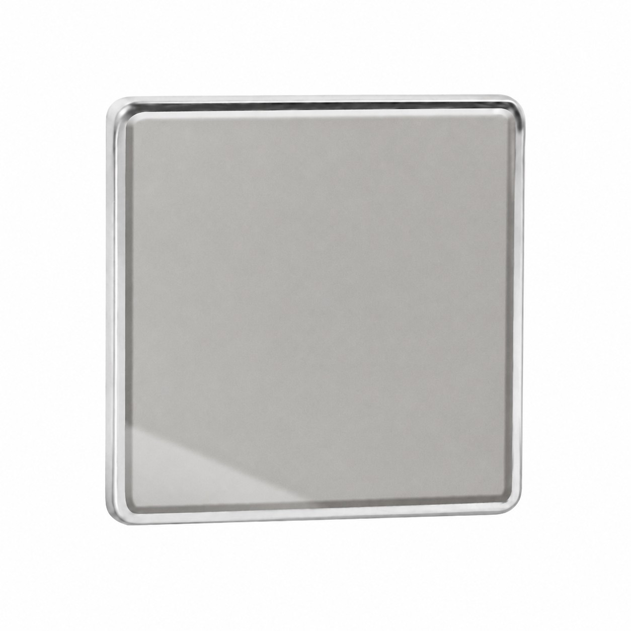 Epoxy Dome Zinc Alloy Pin — Nickel Silver