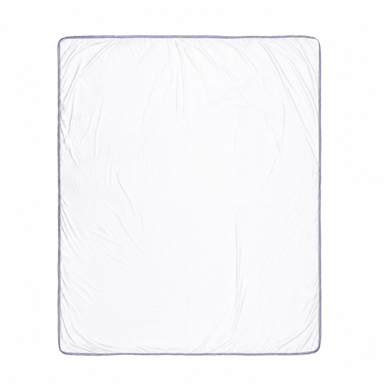 Dual Sided Polyester Cooling Blanket — Clear White
