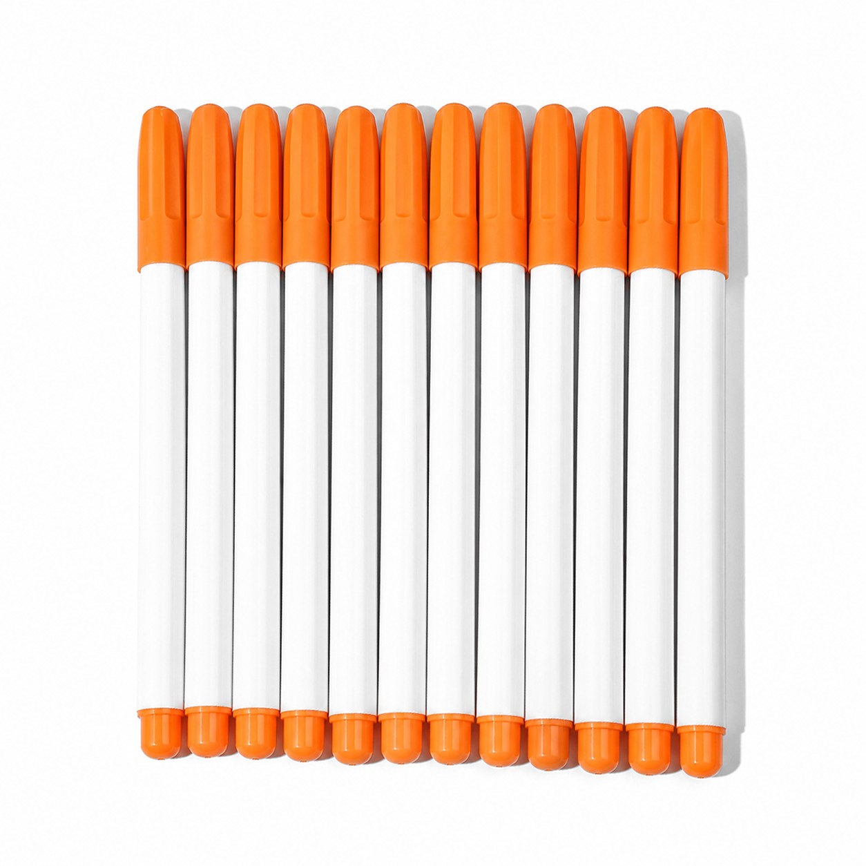 Fine Tip Plastic Dry Erase Marker Set — Orange