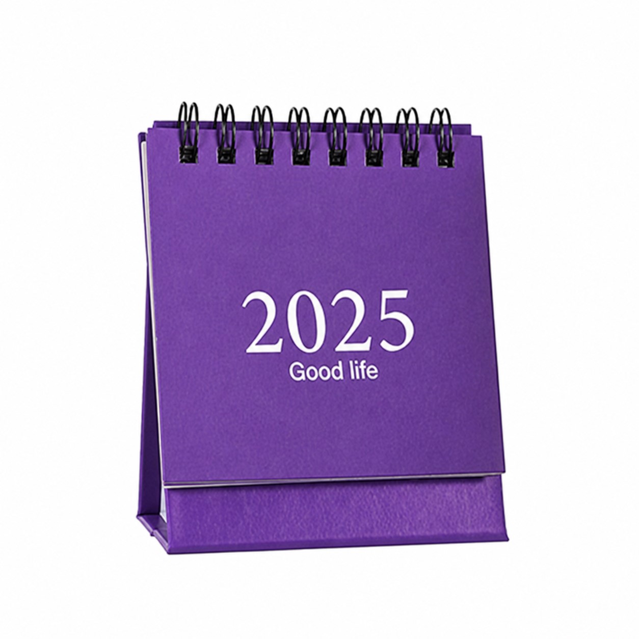 Small Paper Desk Calendar — Purple