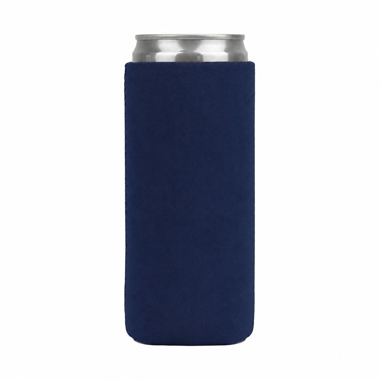 Slim Neoprene Can Cooler — Navy Blue