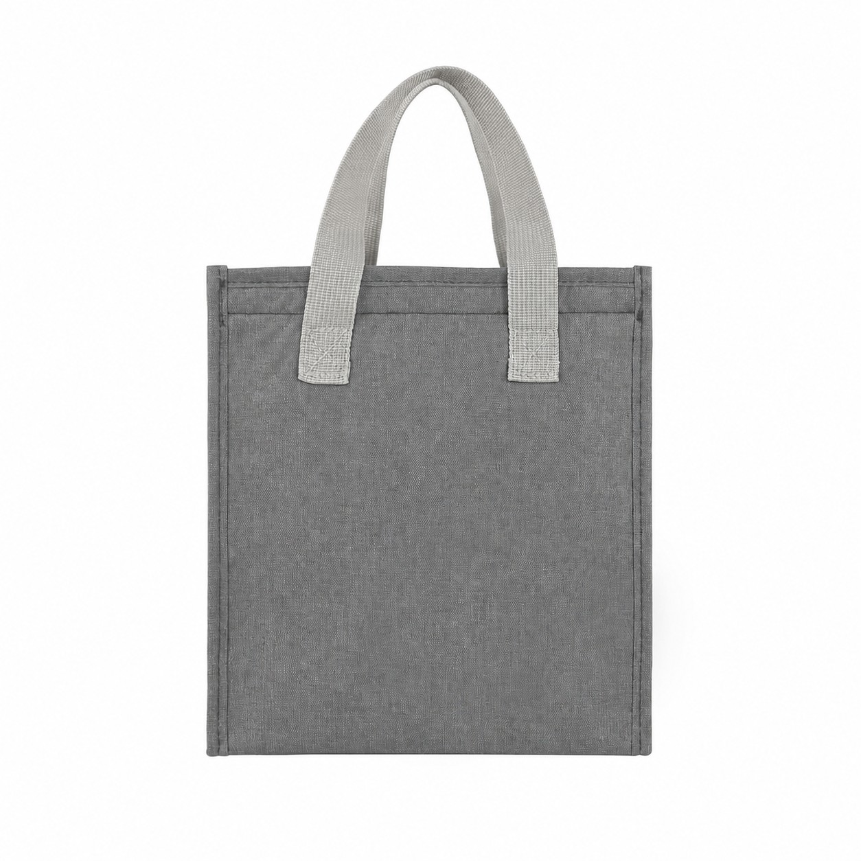 Insulated Lining Tote Bag — Gray