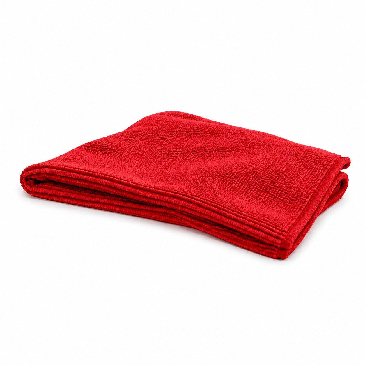 Reusable Microfiber Cleaning Cloth — Red
