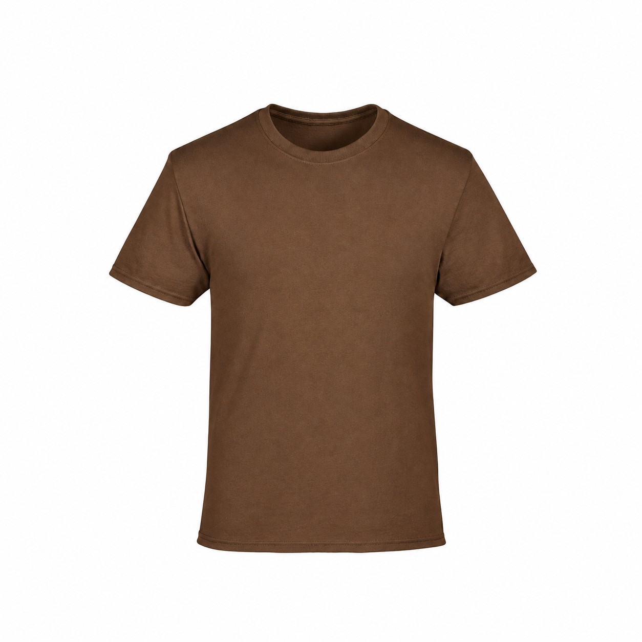Blend Moisture Wicking Crewneck Tee — Brown