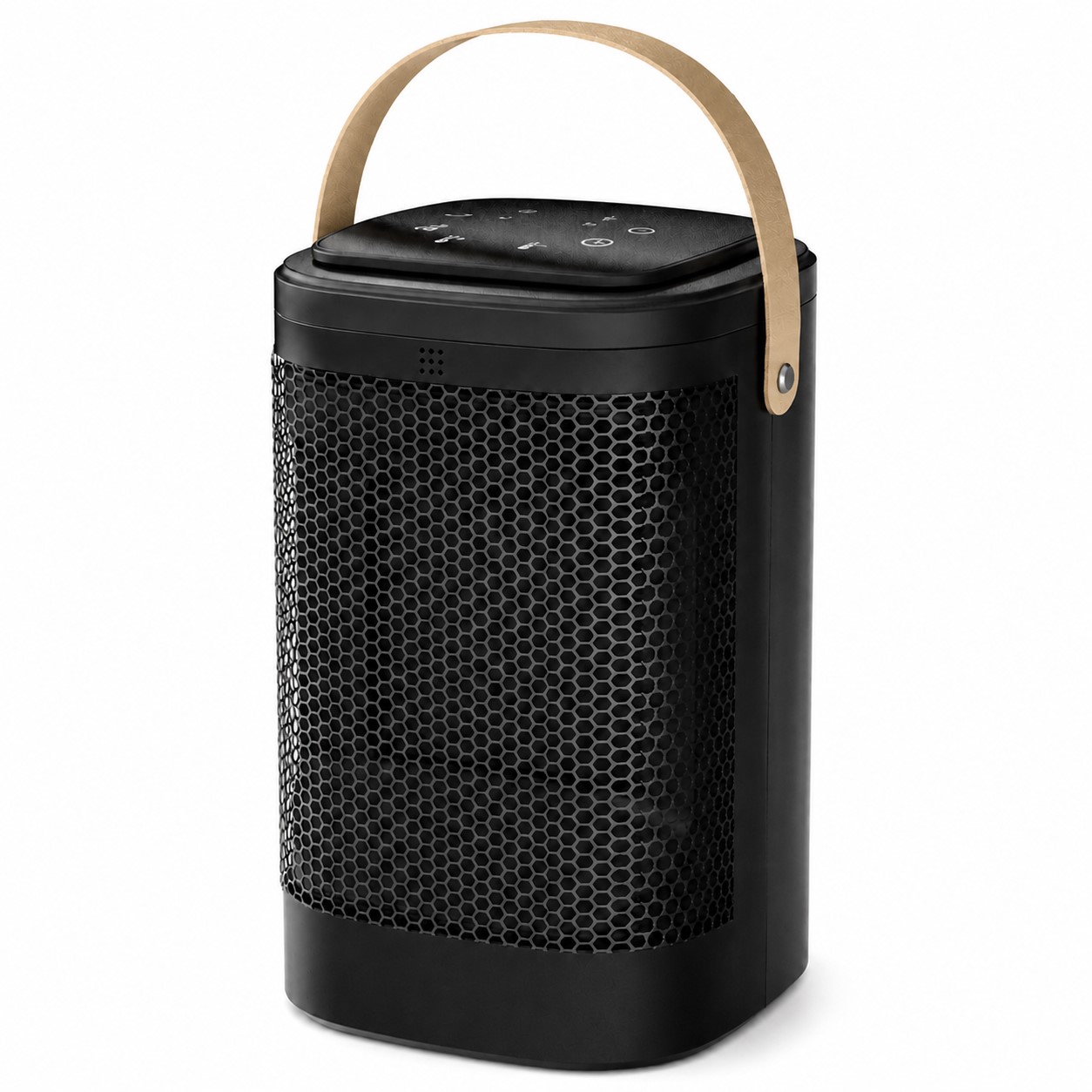 Portable Ceramic Indoor Space Heater — Tan Beige