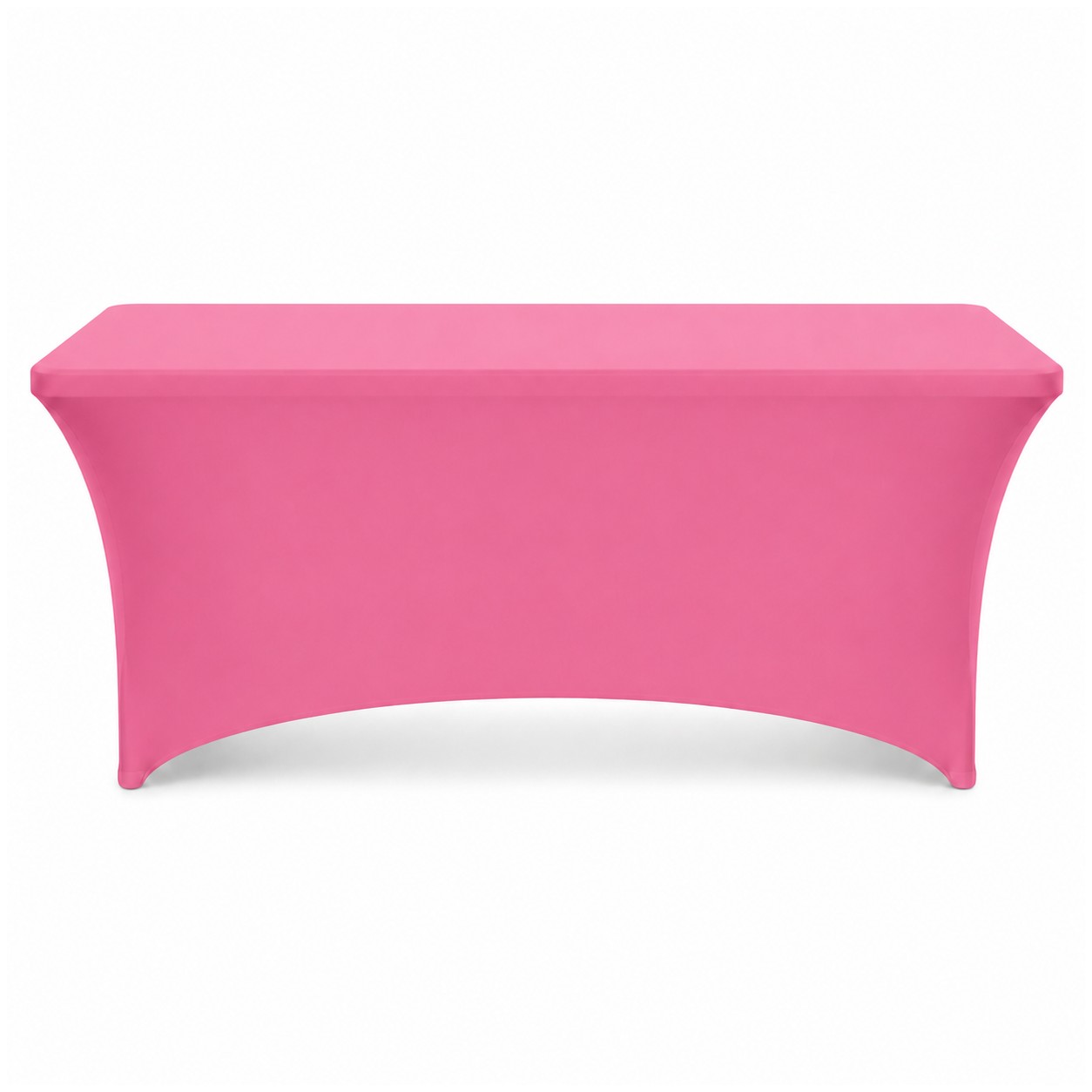 Four Foot Stretch Fitted Table Cover — Pink