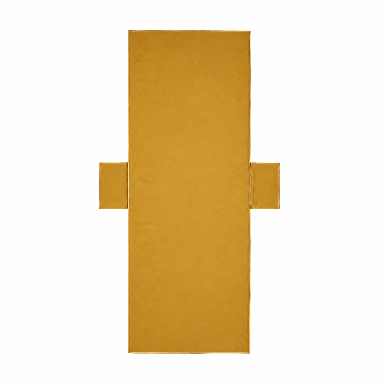 Microfiber Lounge Chair Cover With Side Pockets — Bronze Gold