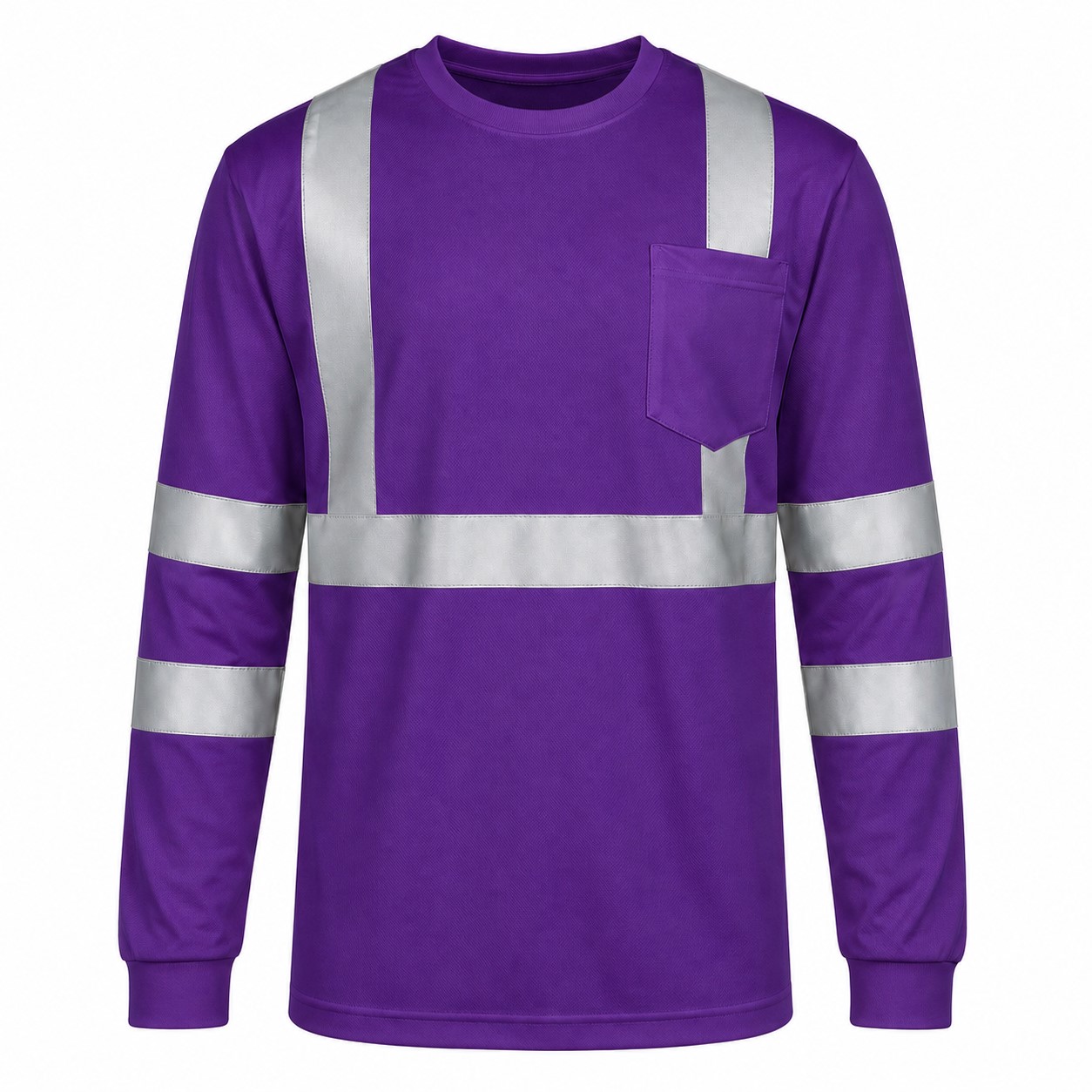 Long Sleeve Reflective Crewneck Shirt — view 10