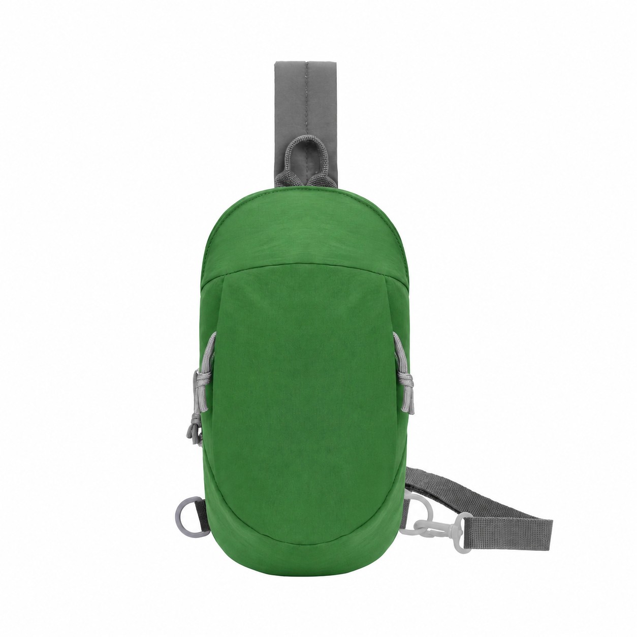 Adjustable Strap 7" Crossbody Sling Bag — Green