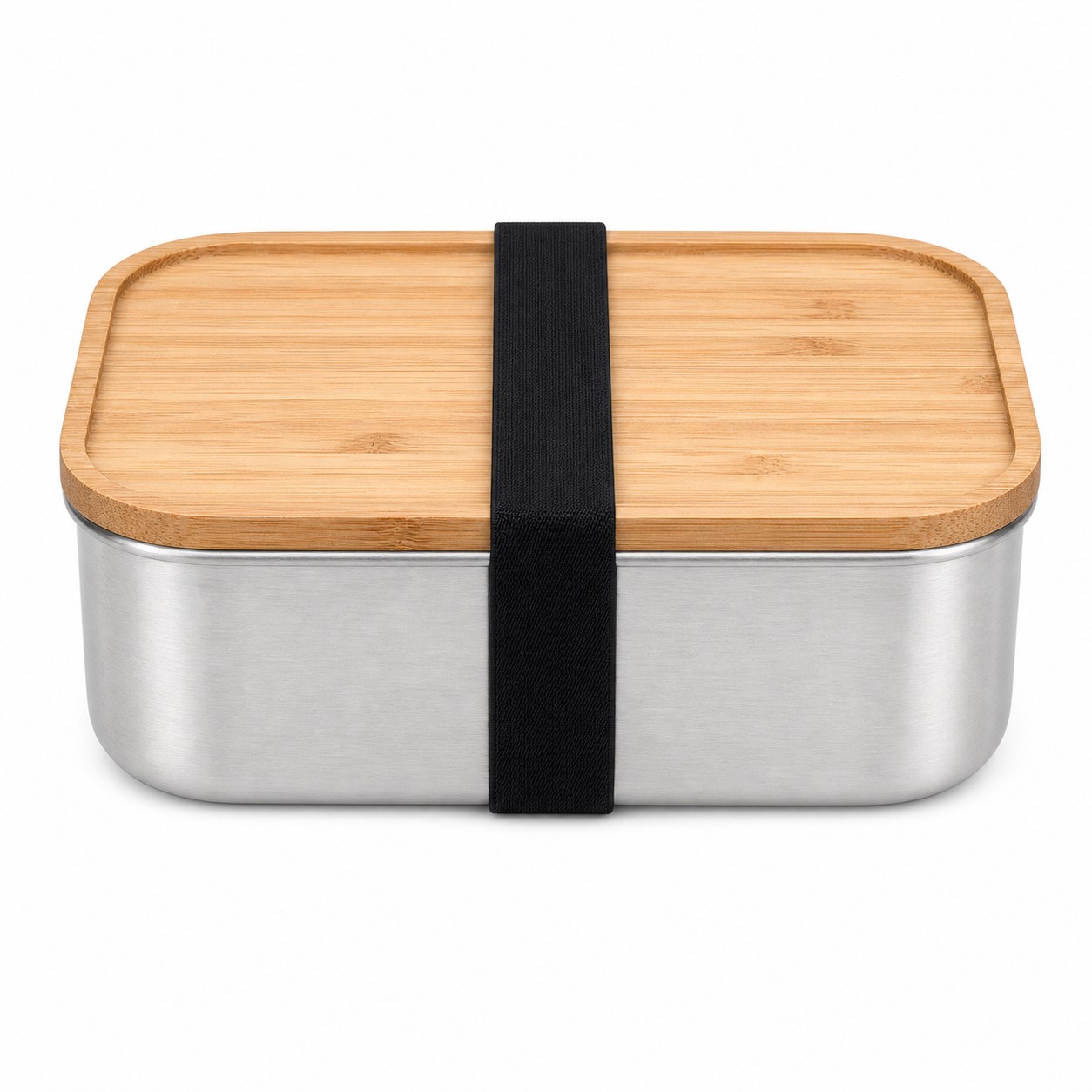 Bamboo Lid Stainless Steel Lunch Container — view 2