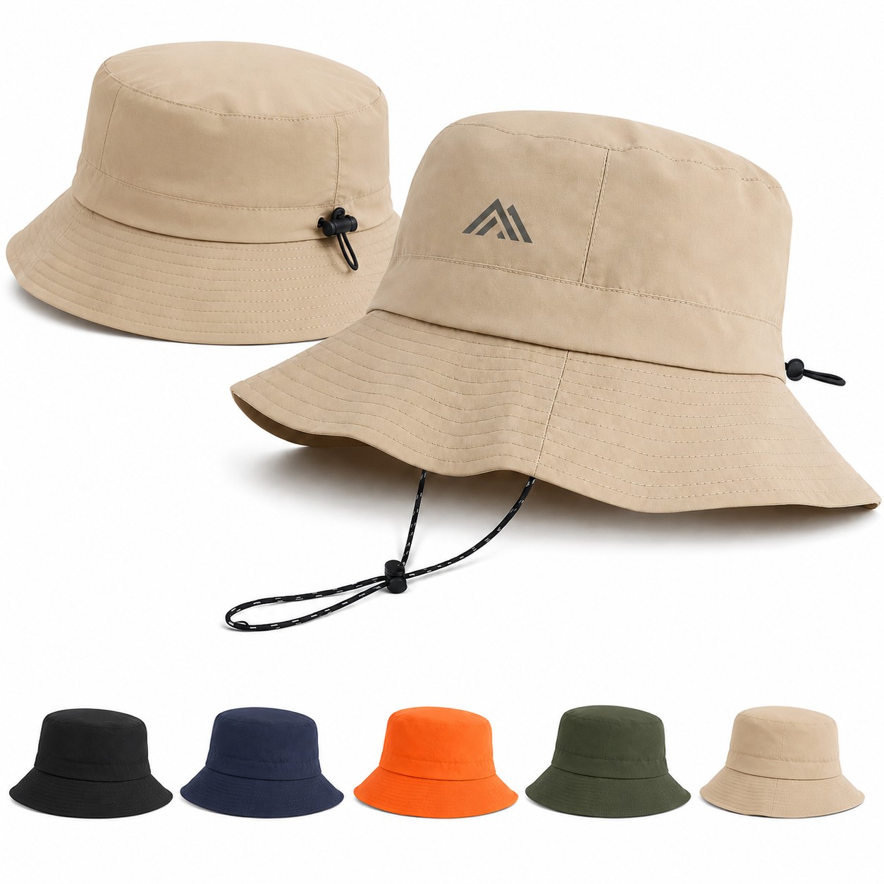 Side Toggle Polyester Bucket Hat