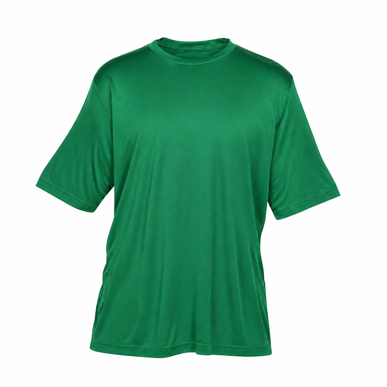 Polyester Performance Crewneck Tee — Green