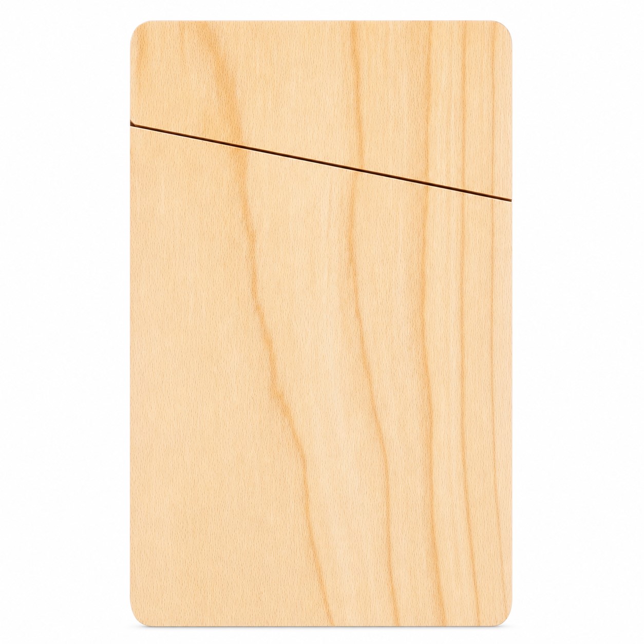 Compact Wood Card Holder Case — view 2