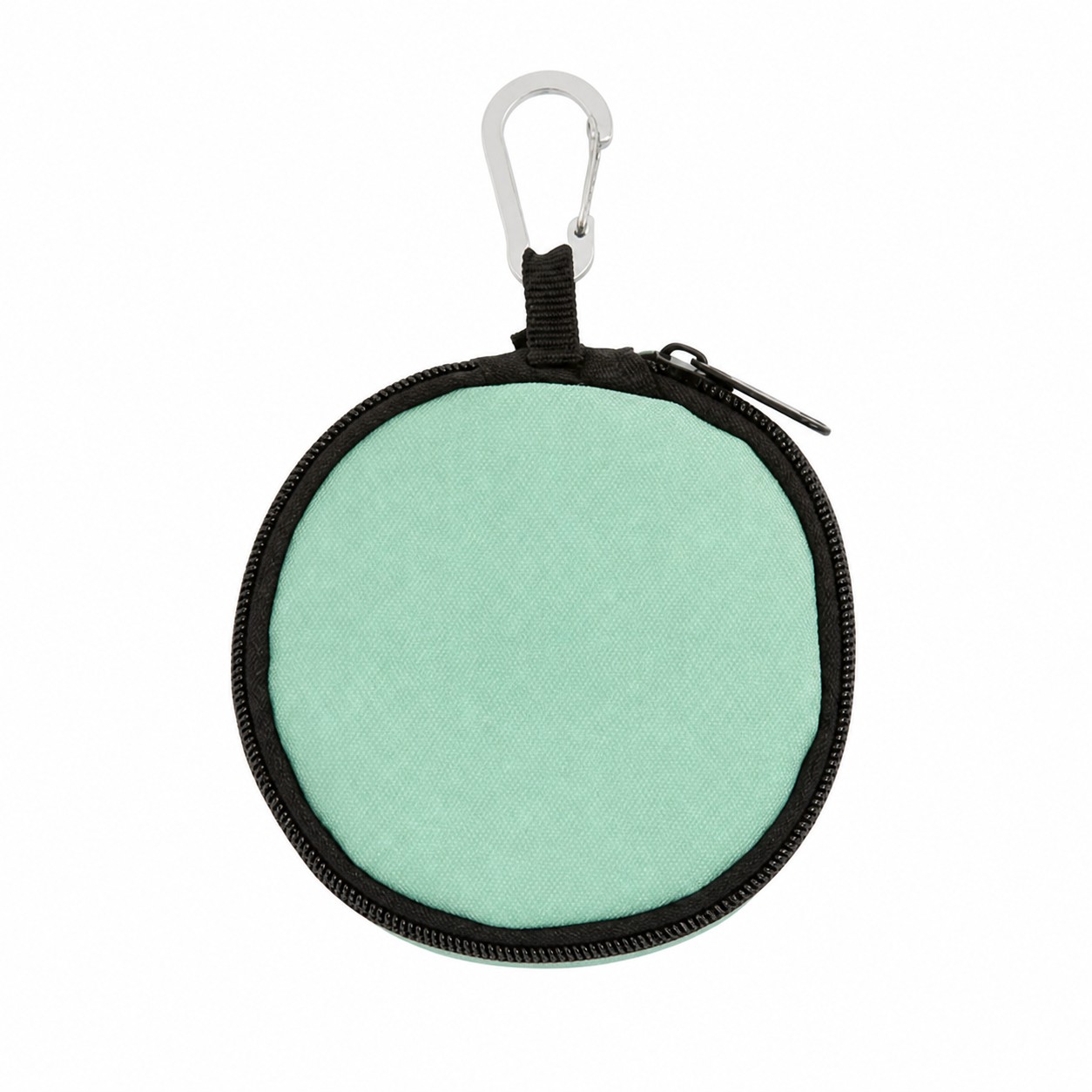 Compact Fabric Golf Ball Pouch With Clip — view 2