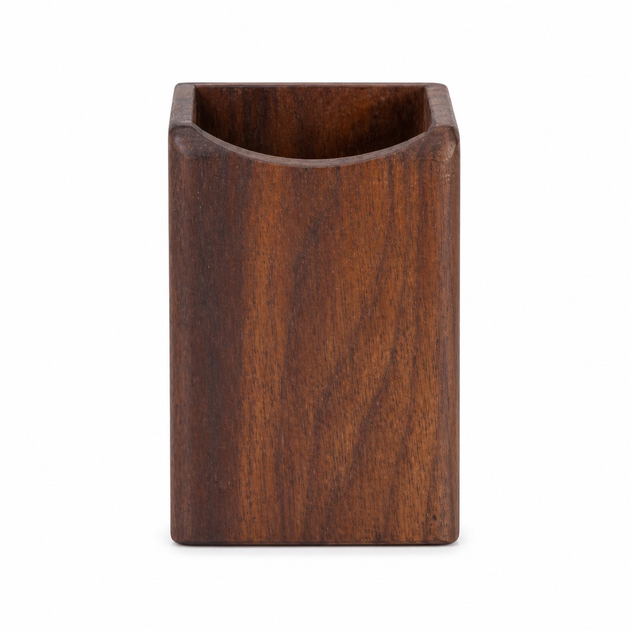 Solid Walnut Desktop Pen Holder — view 2