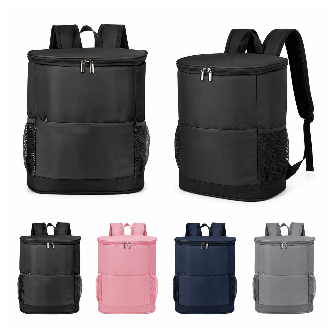 Nylon Black Backpack Cooler